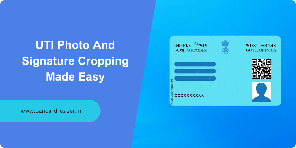 Uti photo and signature cropping online