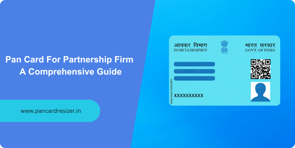 pan card for partnership firm